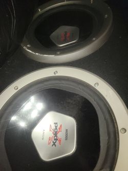 2 12"SONY EXPLOD SUBS