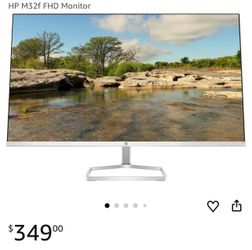 50% OFF HP Monitor M32F