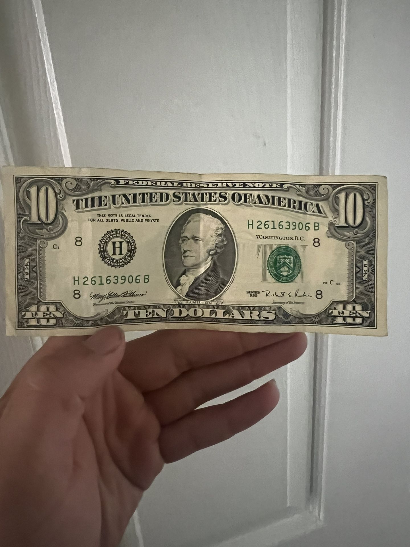 Rare 10 Dollar Bill 