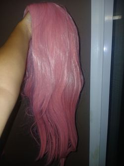 New Pink halloween costume wig
