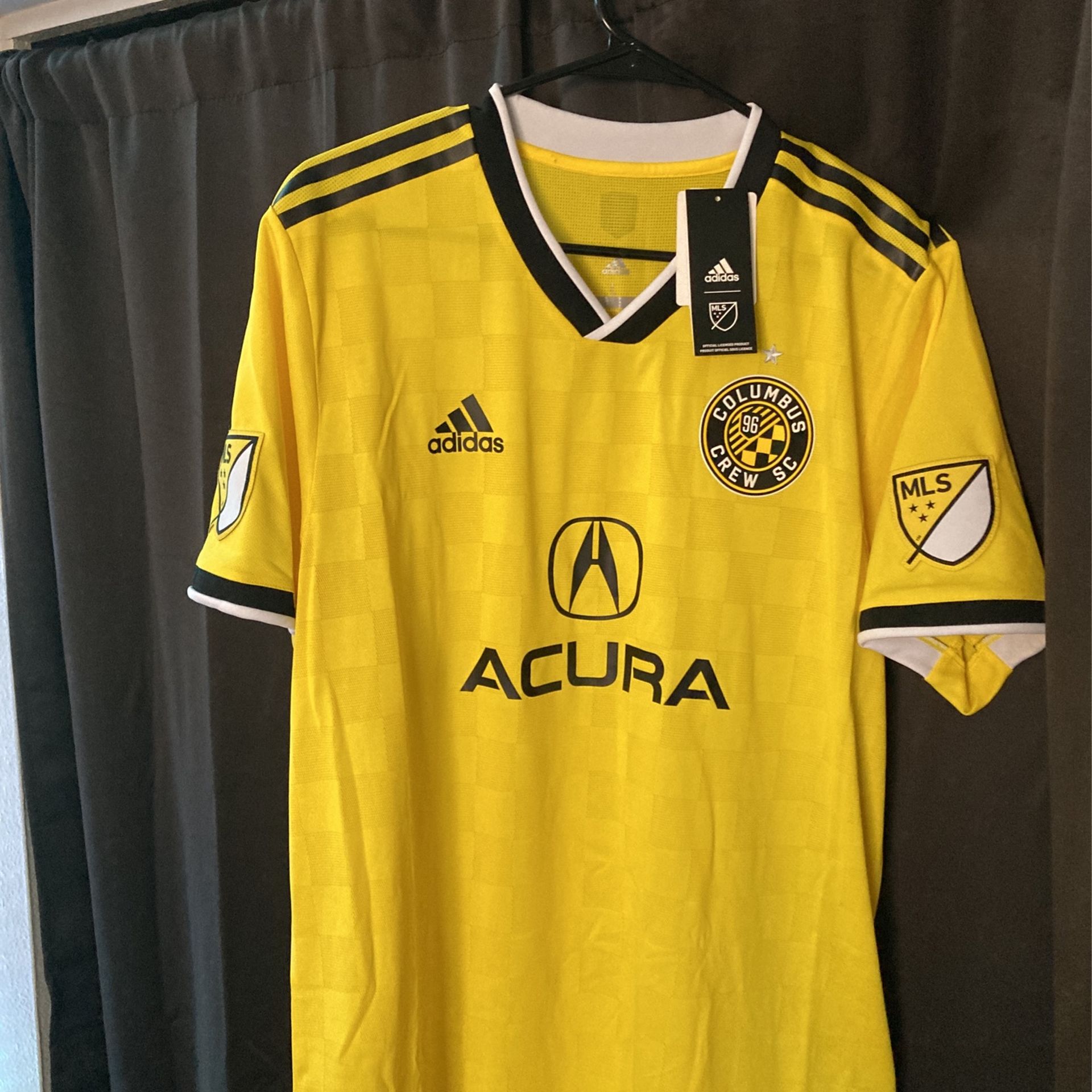 Adidas MLS Colombus Crew FC Jersey (Large)