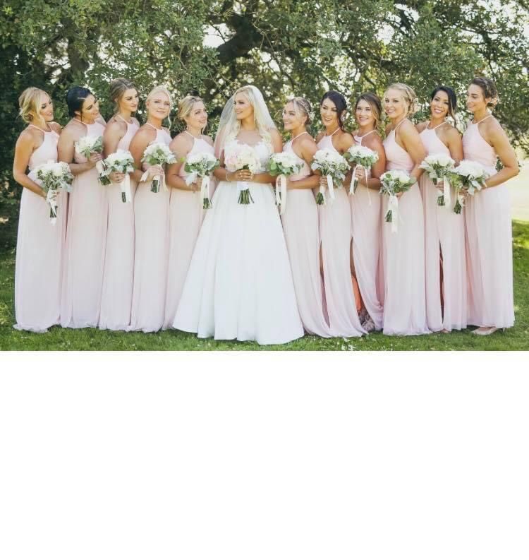 David's bridal Petal bridesmaid Dress
