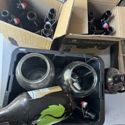 Glass Bottles And jars 