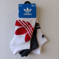 Adidas 3 Pair Men's No Show Socks 