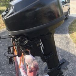 Outboard Mercury 9.9hp 2 Stroke. Starts On The 1st Pull