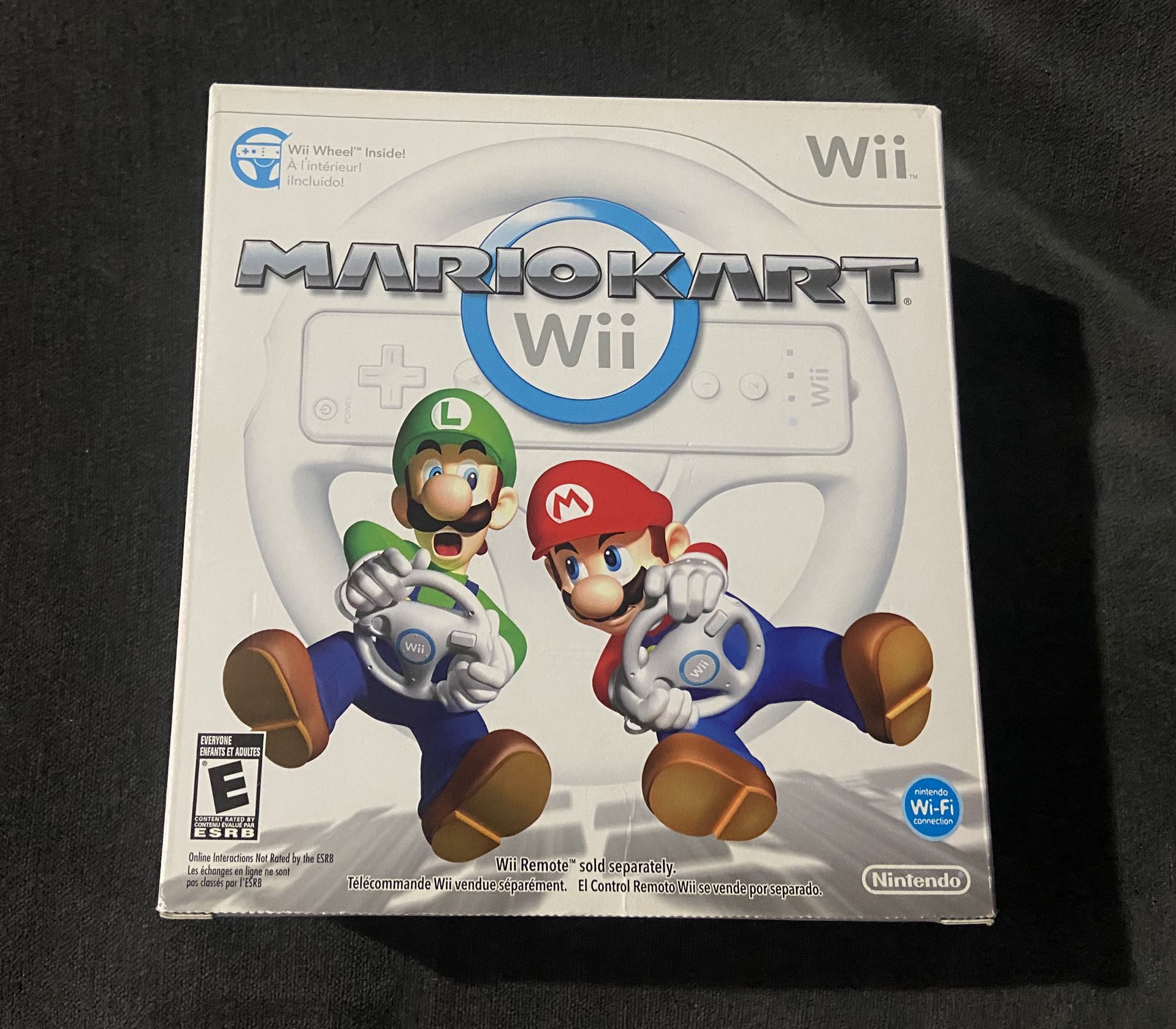 Mario Kart Wii Steering Wheel Bundle With Game