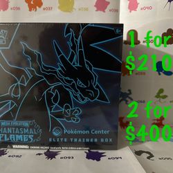 Pokemon Phantasmal Flames Pokemon Center Elite Trainer Box