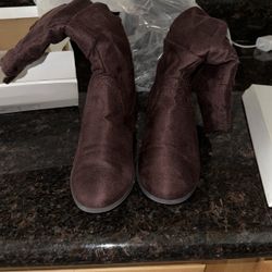 Brown Boots Size 6.5