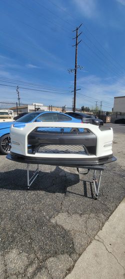 08-16 NISSAN GTR R35 FRONT BUMPER APR LIP