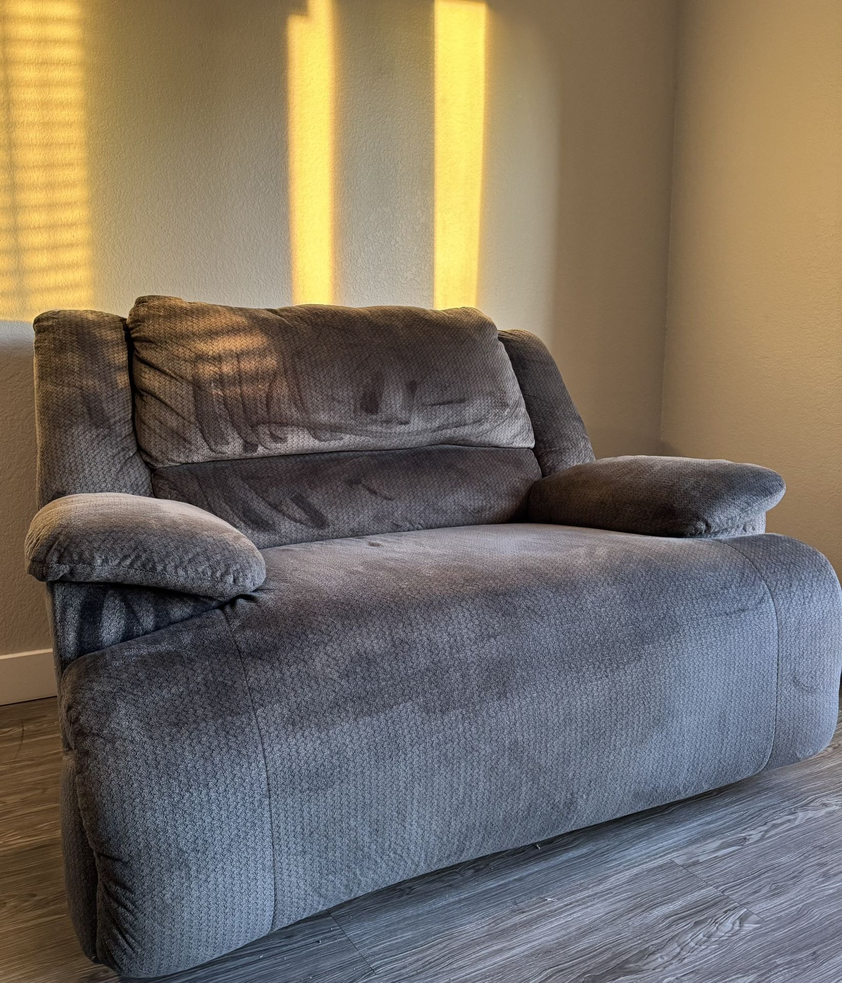 Gray Recliner Couch