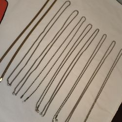 New Silver Chains For Sale 