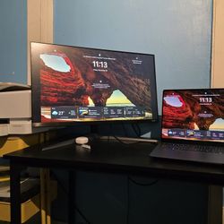Samsung Laptop and Monitor