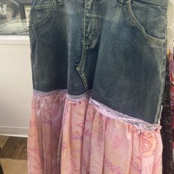 Jean Skirt 