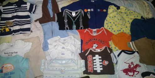 20 piece 3-6 Month Baby Boy Clothes