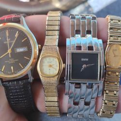4 Brand Name Womens Watches $60