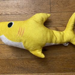 Goffa Yellow Shark Stuffed Animal Plush 11'