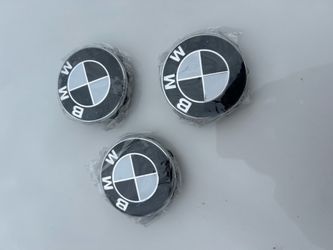 BMW Black & White Center Caps