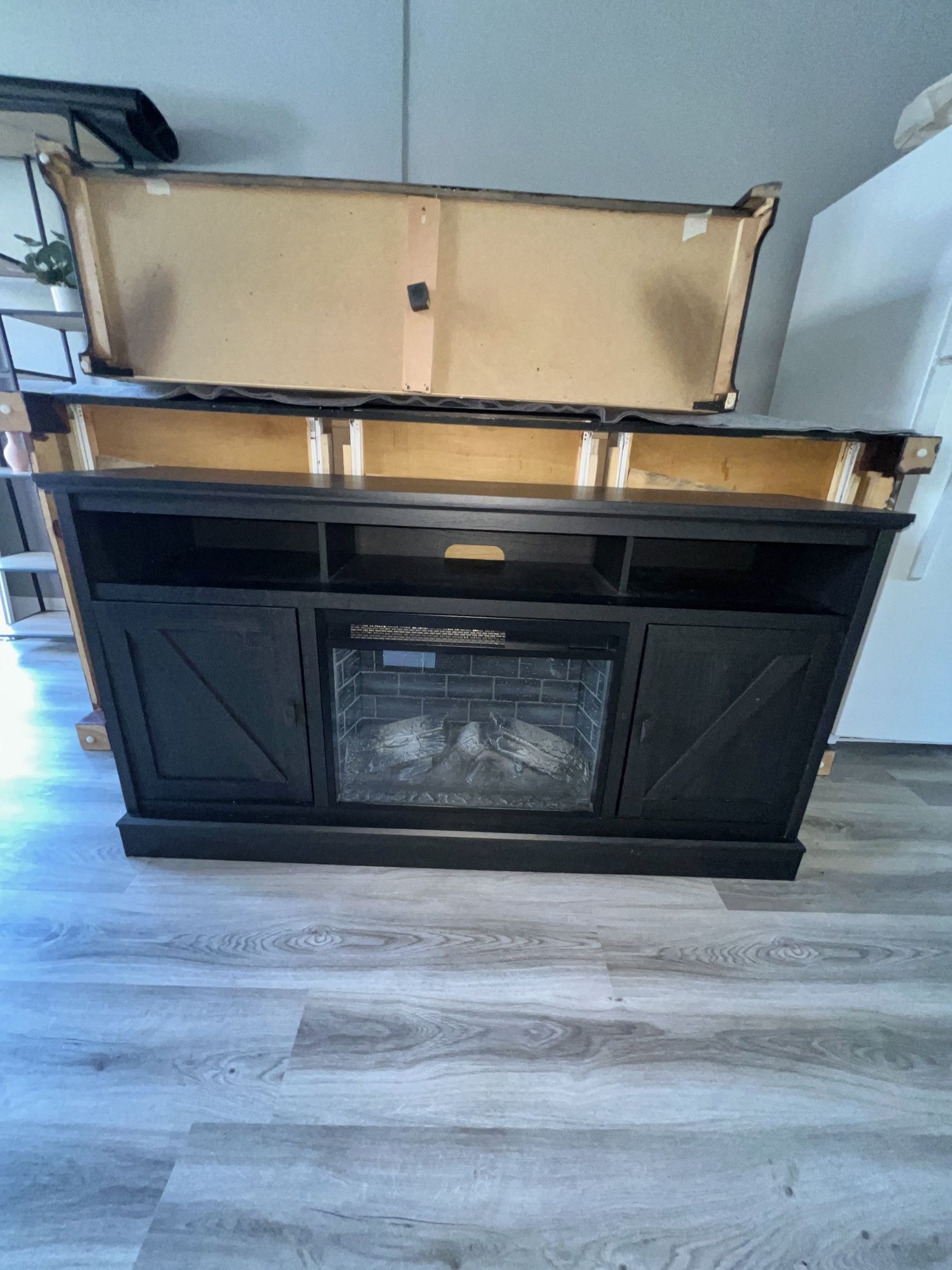  Electric Fireplace TV Stand