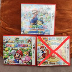 Mario party Series For Nintendo 3DS 