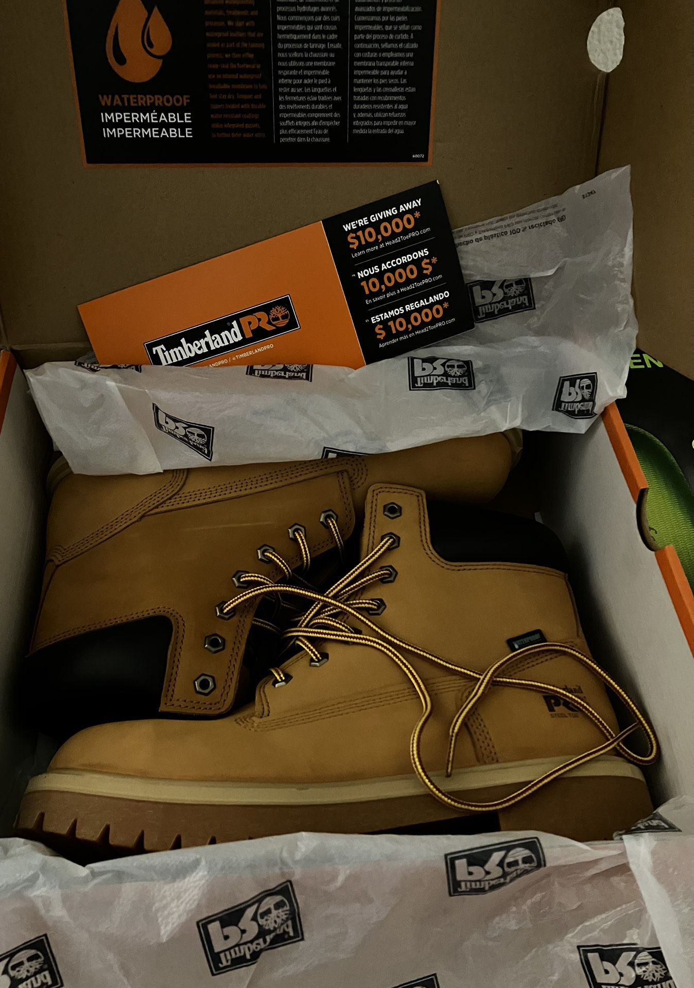 New Timberland Pro Work Boots w/ Expensive Inserts