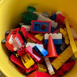 Container Full Of Legos