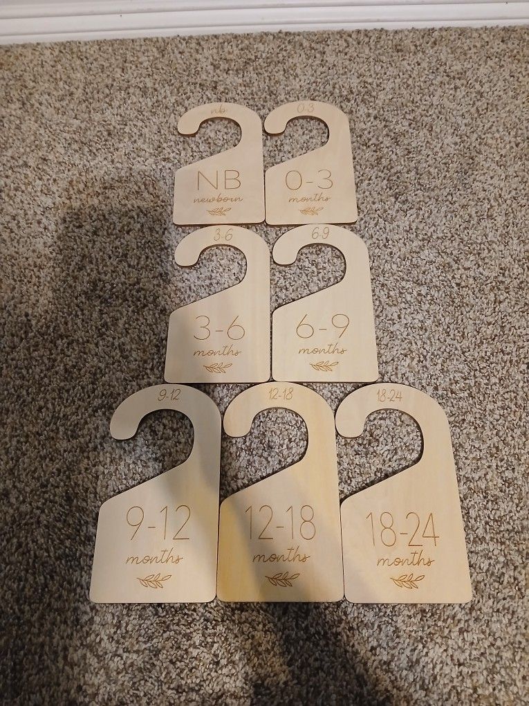 Wooden Nursery Closet Dividers