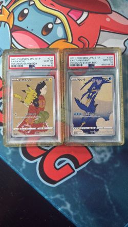 Pokemon Stamp Box PSA 10 Set