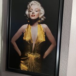 Framed Art Marilyn Monroe
