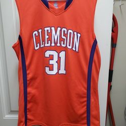 Size Large NCAA  Clemson Basketball Jersey 