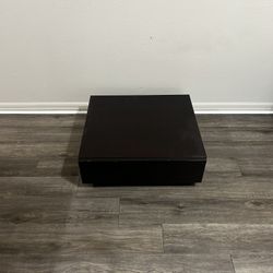 ✨ Modern Dark Wood Nightstand 🖤🪵 | Storage Drawer 🗄️