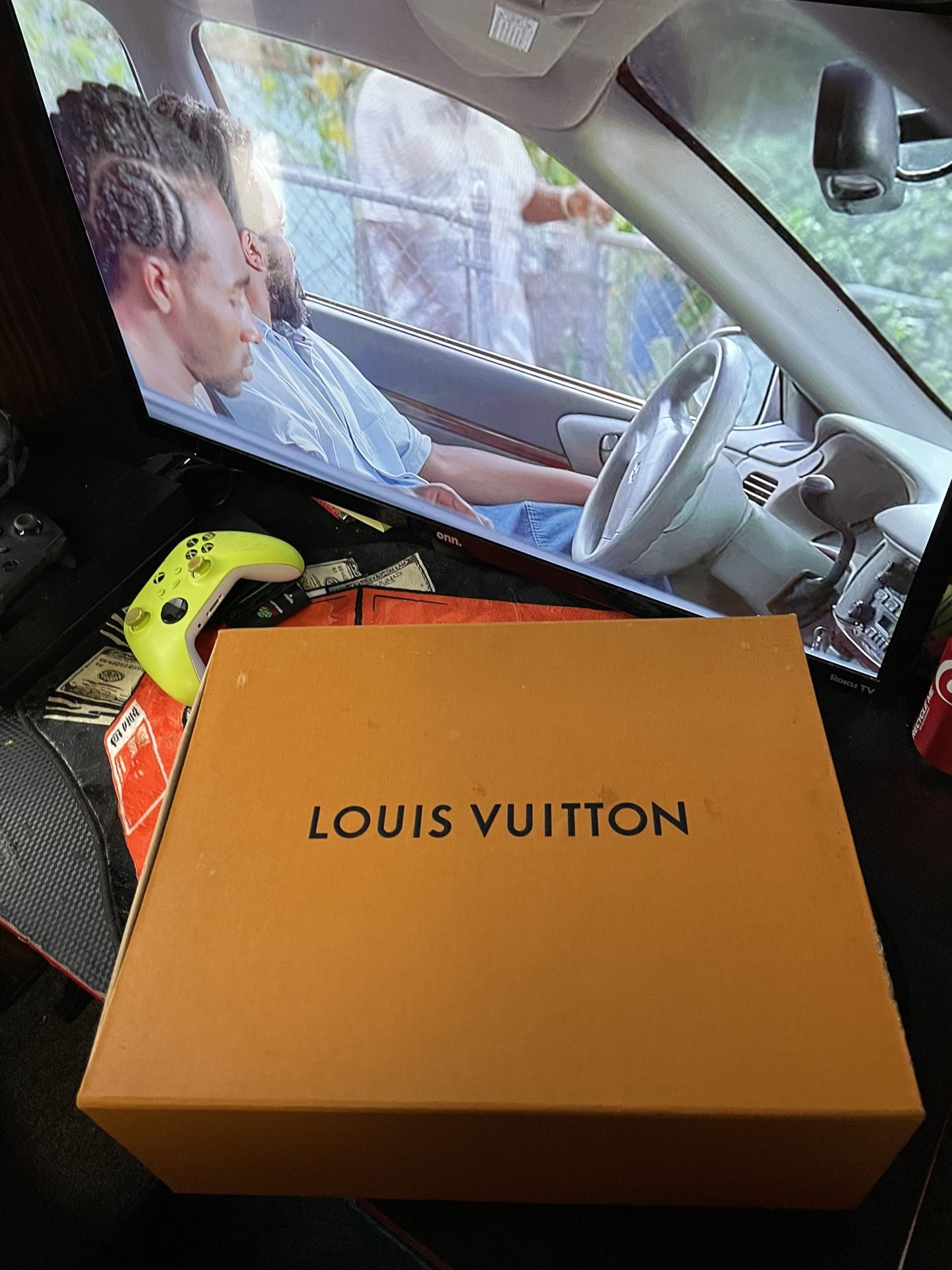 LV Yellow Skate Sneaker Size 44