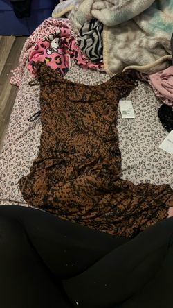 Forever 21 Knit Dresses Brown And Black