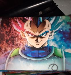 Gogeta Super Saiyan 3D Lenticular Poster 16x12