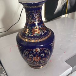 Antique Vase Small Hairline Crack 