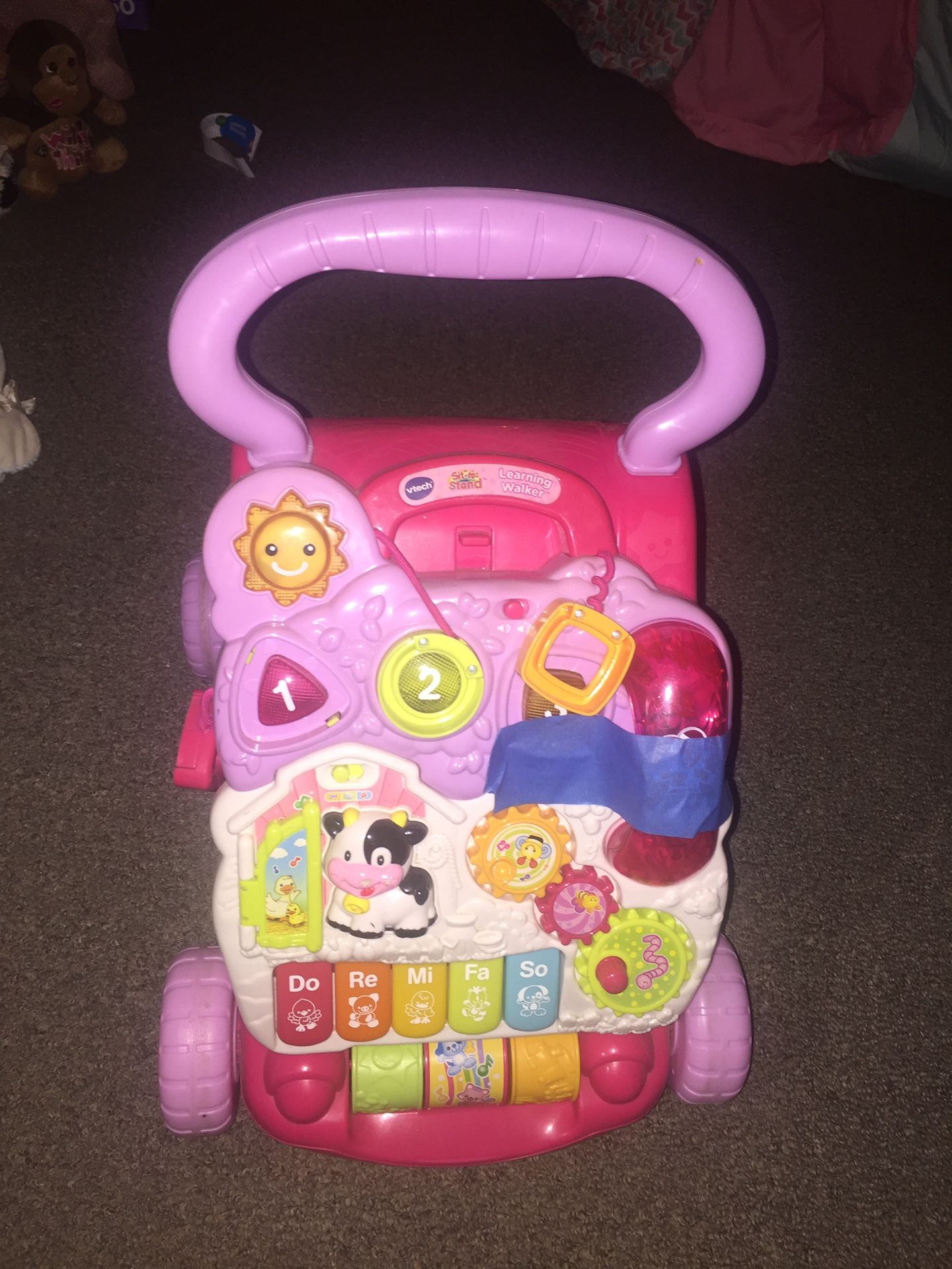 Pink toddler Walker