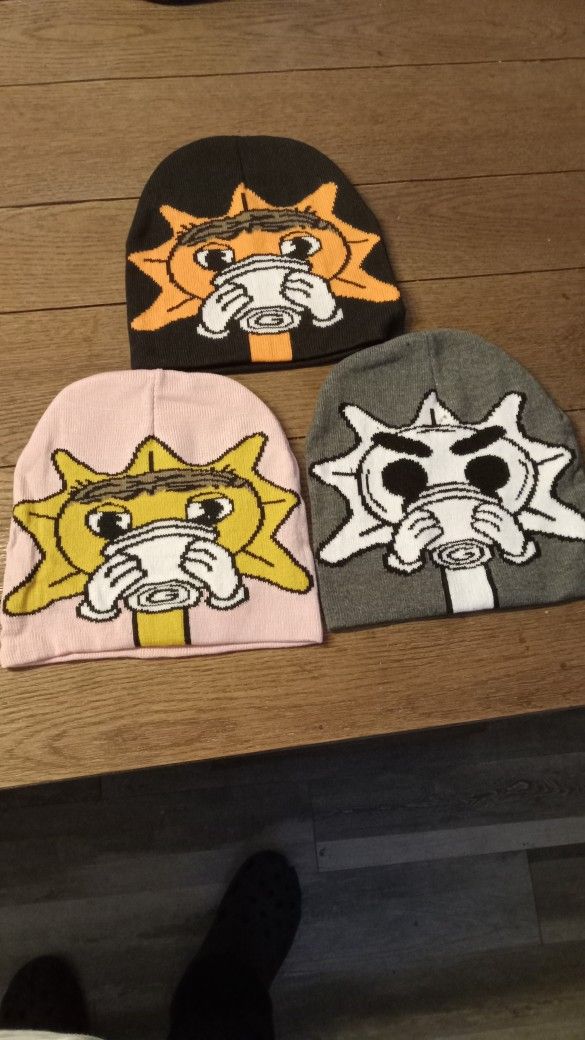 3 NEW Glo Gang Hat's
