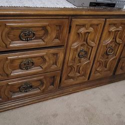 4pcs Wood Bedroom Set 