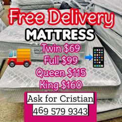 New Mattresses  Twin mattress Full mattress Queen mattress  King mattress  Colchones nuevos  Beds 