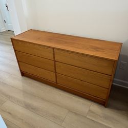 Teak Dresser And 2 Night Stands