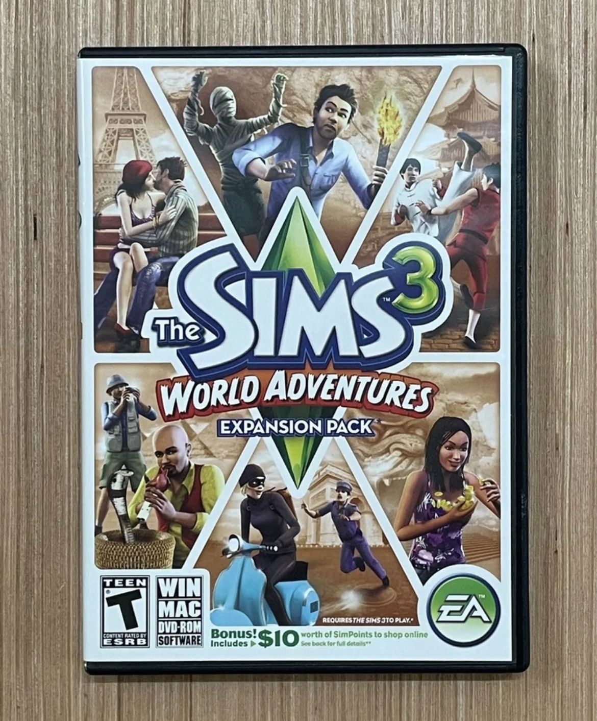 The Sims 3: World Adventures Expansion Pack PC Computer 2009 Win/Mac DVD-Room Software