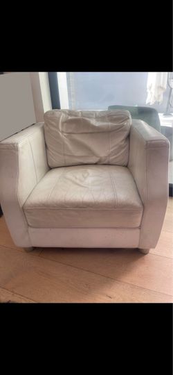 Used lounge leather chair OBO