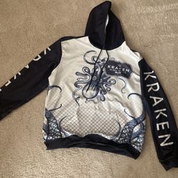Men’s new Kraken Hoodie Large