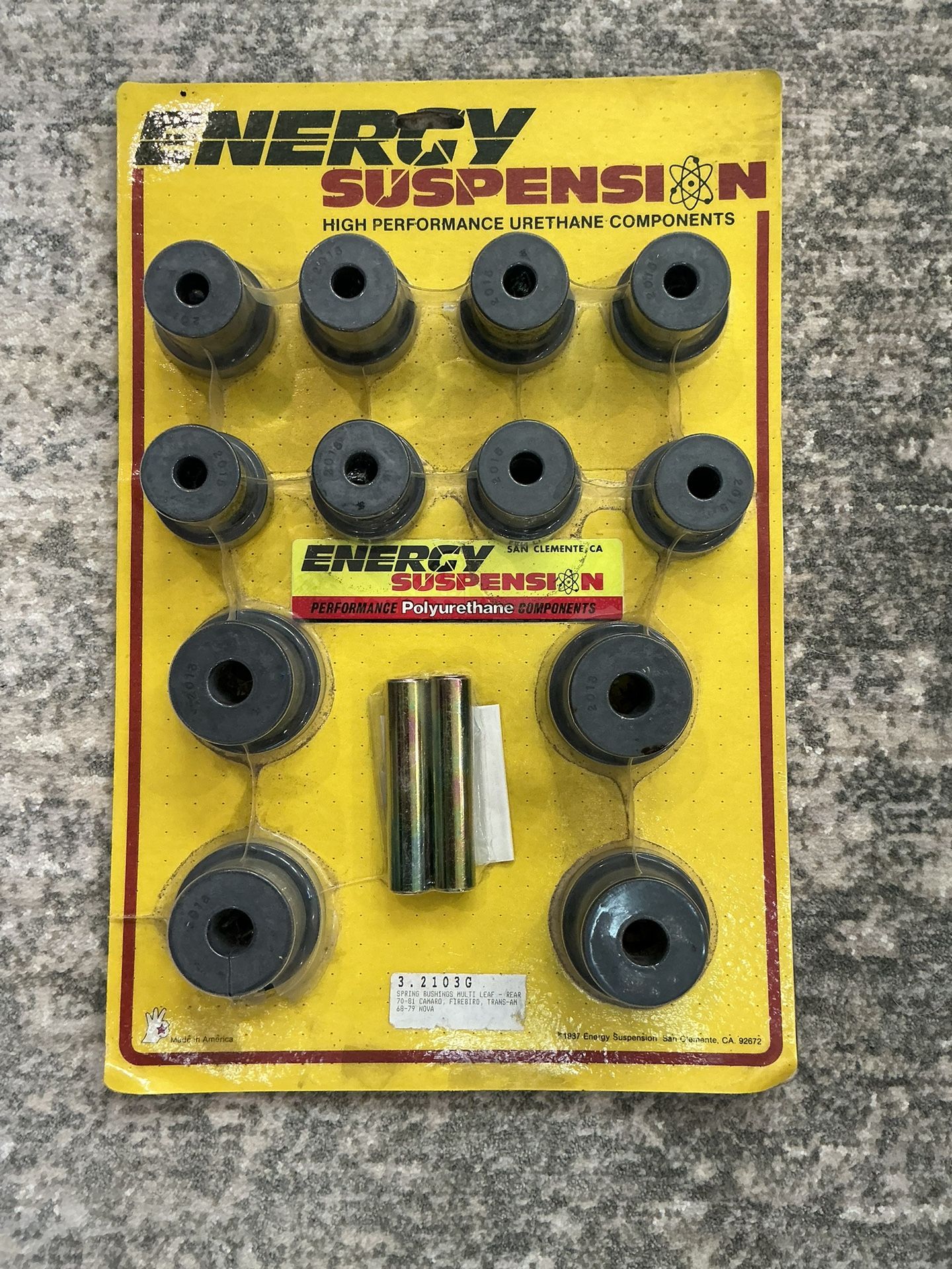 Energy Suspension Polyurethane Spring Bushings 70-81 Camaro Firebird Trans-Am