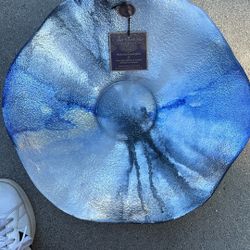 Artisan, Hand-Painted glass bowl