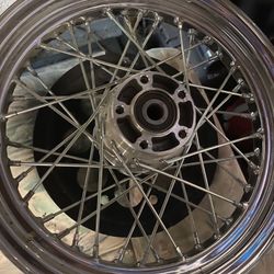 21 and 16 spoke rims Crome for Harley