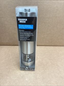 Sharper Image Battery Operated Lighted Peppermill