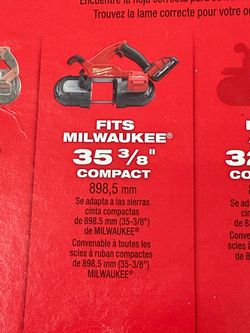 NEW! Milwaukee 35-3/8 in. 18 TPI Compact Bi-Metal Band Saw Blade (3-Pack)