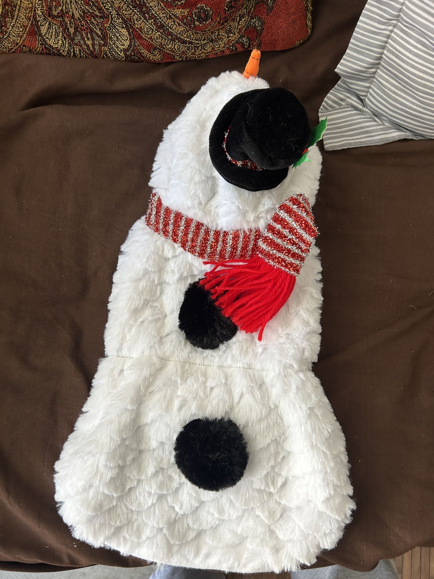 Snowman Pet Costume Size S/M