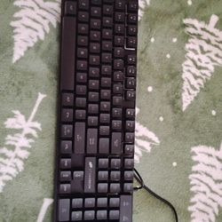 Keyboard And Mouse With Mouse And Keyboard Pad