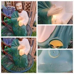 Vintage Empire Shepherd Joseph Nativity Blow Mold 